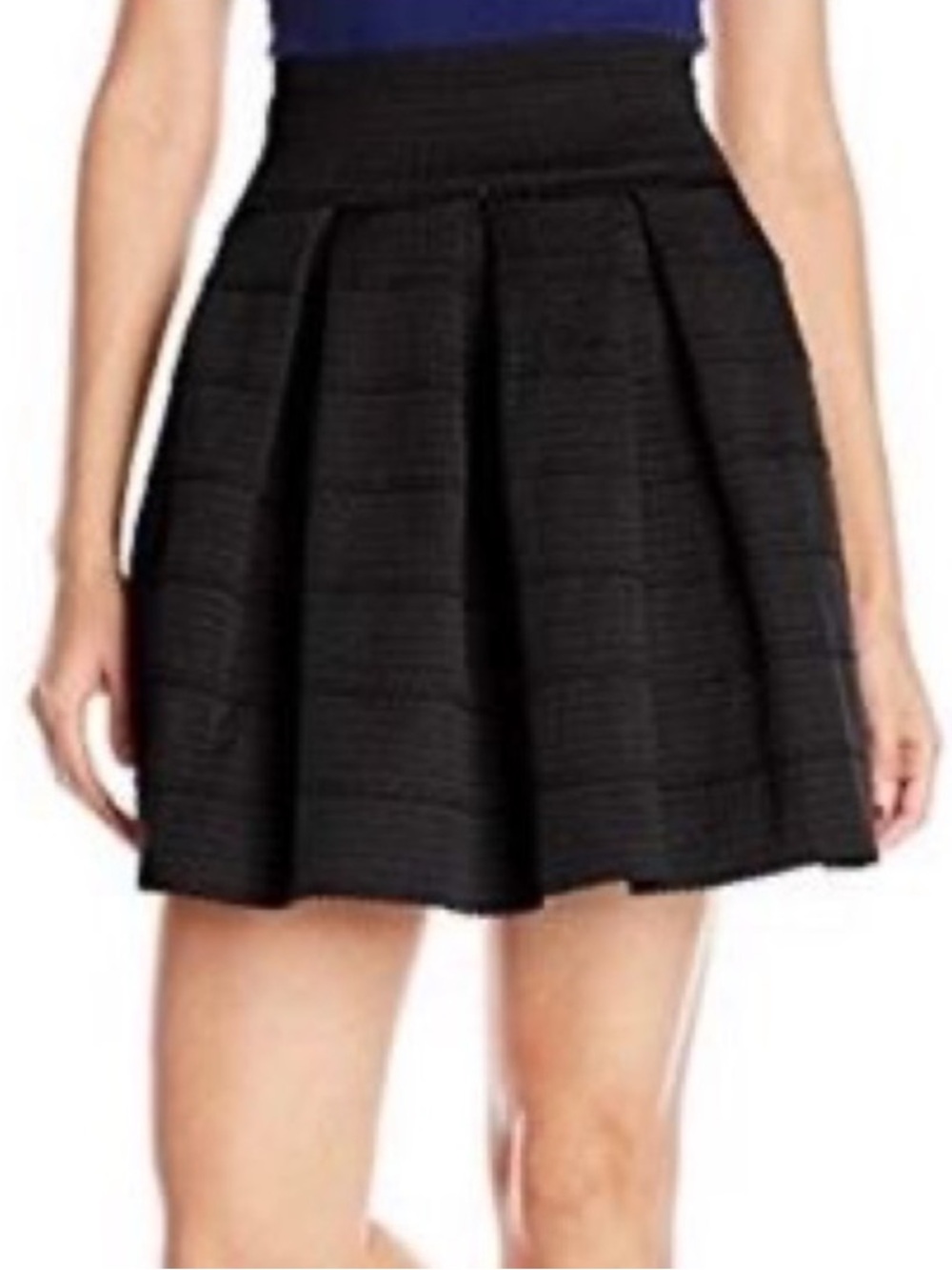 FSR Black Textured A-Line Skirt NWT size XL